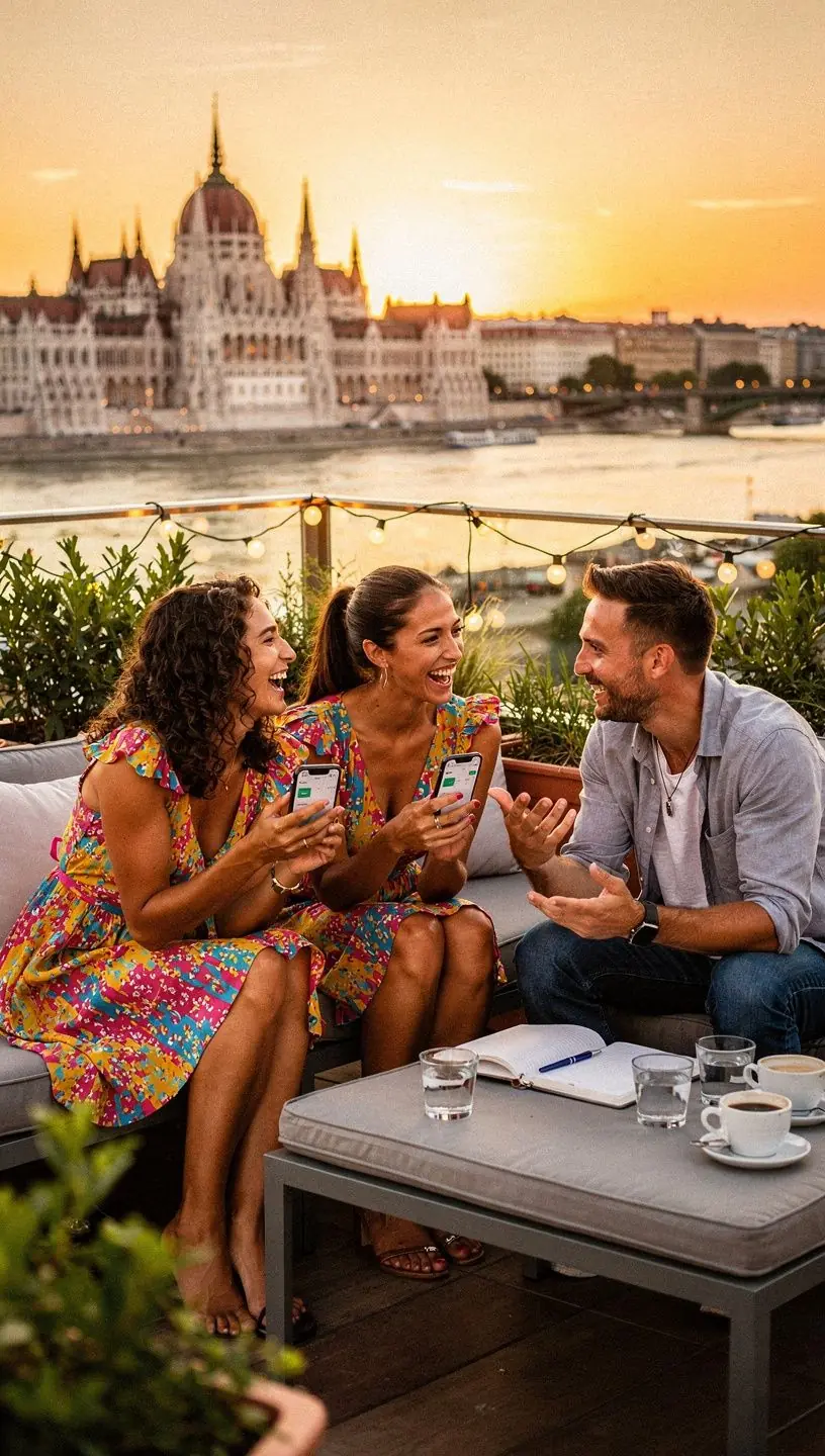 Személyes pénzügyi tippek és tervezési módszerek bemutatása oktató blog képernyőjén.